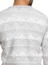 Grey*Off - white Design 2426 S - Round Pullover - Khotwh